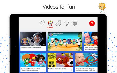 YouTube Kids.